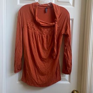 Anthropologie One.September shirt in orange